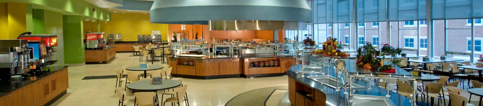 Unlimited access dining facility.